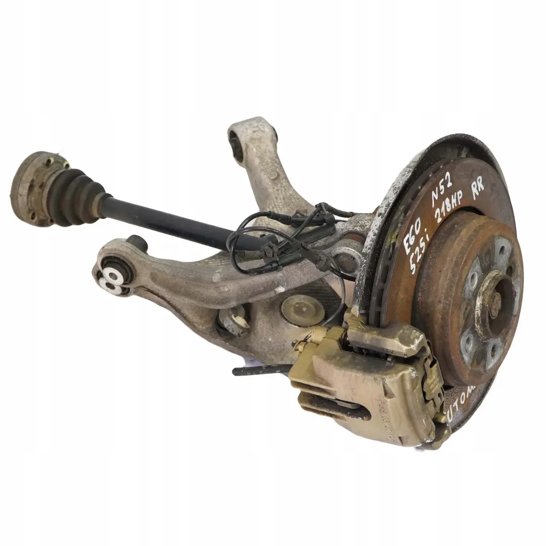 N47 Zwrotnica wahacz prawy tył 177HP do BMW E60 520d o numerze 6770906 BMW E60 520d N47 Zwrotnica wahacz prawy tył 177HP - SKU 6770906-19 - Numer Części 6770906