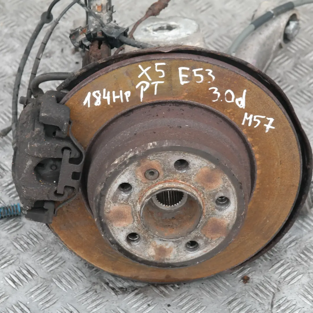 M57 REAR RIGHT O/S LEG SUSPENSION AXLE BRAKE DISC CARRIER to BMW X5 Series E53 3.0d with Part number 34216859678 BMW X5 Series E53 3.0d M57 REAR RIGHT O/S LEG SUSPENSION AXLE BRAKE DISC CARRIER - SKU 6859678 - Part number 34216859678