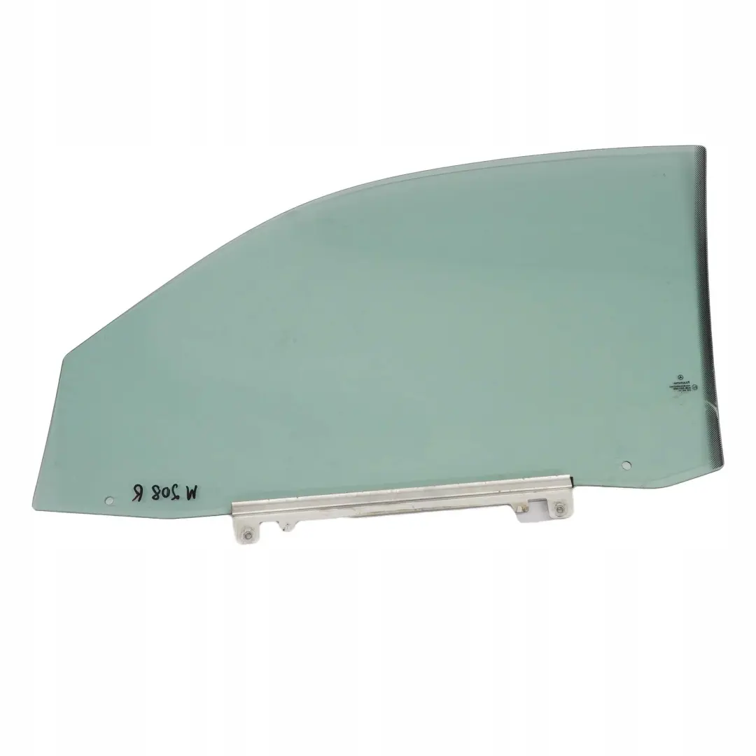 Mercedes-Benz CLK W208 Front Right O/S Window Glass Green AS2 to with Part number A2087200818 Mercedes-Benz CLK W208 Front Right O/S Window Glass Green AS2 - SKU A2087200818 - Part number A2087200818