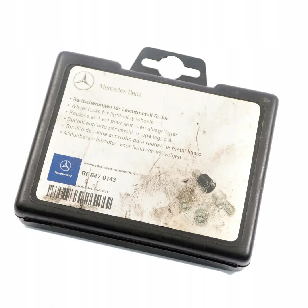 Mercedes-Benz C CLK Class W203 C209 Wheel Bolts Front Rear Set Box to with Part number A2035800010 Mercedes-Benz C CLK Class W203 C209 Wheel Bolts Front Rear Set Box - SKU A2035800010-1 - Part number A2035800010