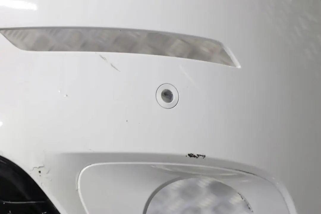 BMW X6 Series E71 Rear Bumper Trim Panel Alpinweiss Alpine White - 300 - SKU 2147603-AW - Part number 2147603