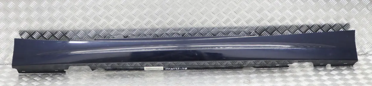 BMW E81 E82 E88 Listello Portiera Apertura Gonna SX Blu Monaco Blu A35