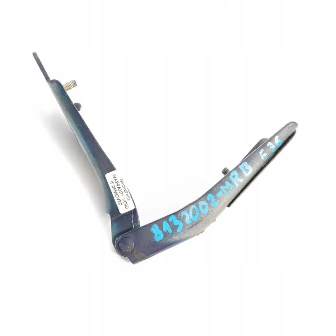 BMW E36 Zawias maski silnika prawy Montreal Blue - SKU 8132002-MRB - Numer Części 8132002