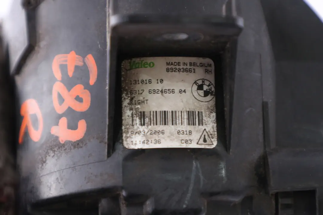 Lampa halogen przeciwmgłowa prawa do BMW E81 E87 E88 o numerze 63176924656 BMW E81 E87 E88 Lampa halogen przeciwmgłowa prawa - SKU 6924656-3 - Numer Części 63176924656