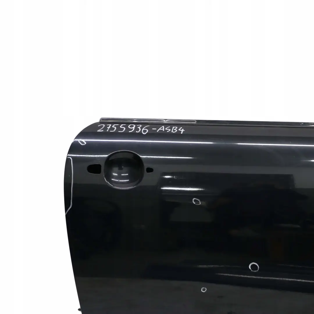 Door Front Right O/S Astro Black Metallic A25 to BMW Mini Cooper 4 R55 R56 R57 R58 with Part number 2755936 BMW Mini Cooper 4 R55 R56 R57 R58 Door Front Right O/S Astro Black Metallic A25 - SKU 2755936-ASB4 - Part number 2755936