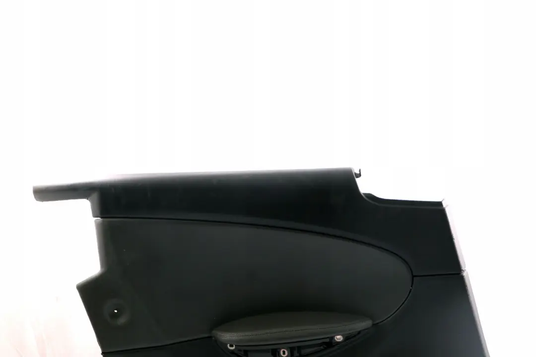 Trasero Izquierdo Lateral Panel De Cuero Negro Perla para BMW E63 con número de pieza 7115449 BMW E63 Trasero Izquierdo Lateral Panel De Cuero Negro Perla - SKU 7115449 - Número de pieza 7115449