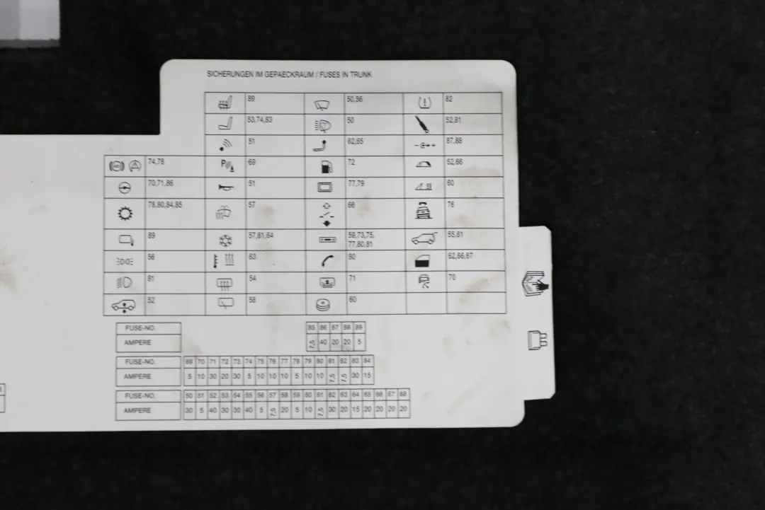 Verkleidung Heckklappe 5149 für BMW 5 er E60 mit Teilenummer 51497034263 BMW 5 er E60 Verkleidung Heckklappe 5149 - SKU 7034263 - Teilenummer 51497034263