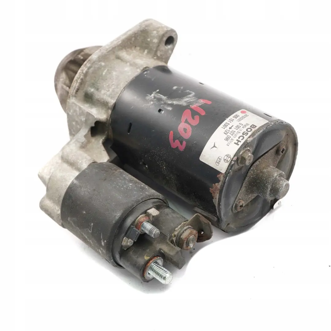 Mercedes-Benz C-Class W203 M111 C 180 C 200 K Engine Starter Motor to with Part number A0051515301 Mercedes-Benz C-Class W203 M111 C 180 C 200 K Engine Starter Motor - SKU A0051515301 - Part number A0051515301