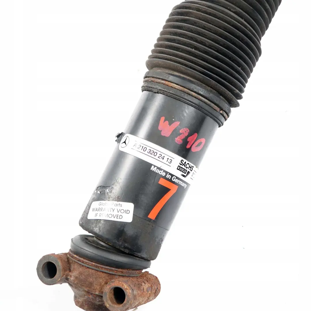Mercedes-Benz E-Class W210 S210 Rear Shock Absorber Spring Strut Avantgarde to with Part number A2103202413 Mercedes-Benz E-Class W210 S210 Rear Shock Absorber Spring Strut Avantgarde - SKU A2103202413 - Part number A2103202413