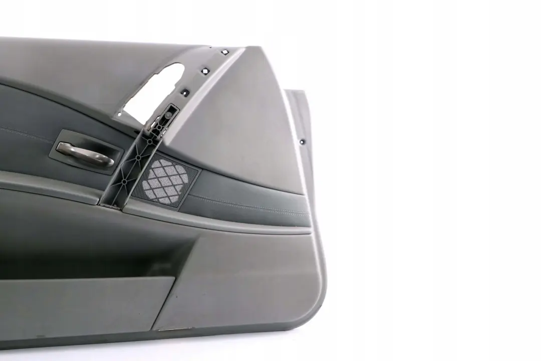 BMW 5 Series E60 E61 Door Card Lining Leather Trim Panel Front Left N/S Grey - SKU 7076169 - Part number 7076169