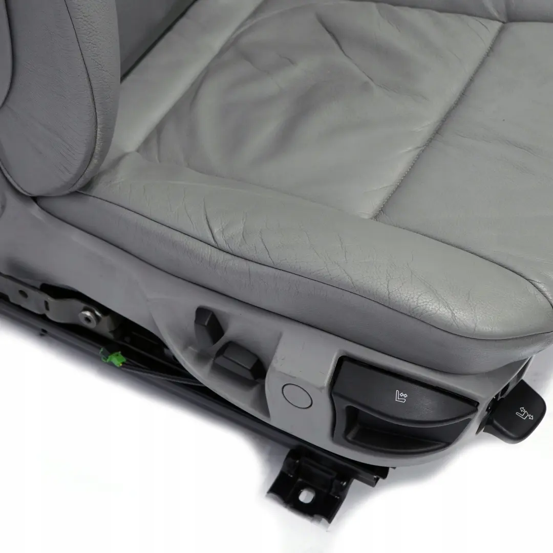 Reihe E60 E61 Sitze Vorne Rechts Sitz Leder Grau BMW 5 - SKU 7076665-3 - Teilenummer 7076665