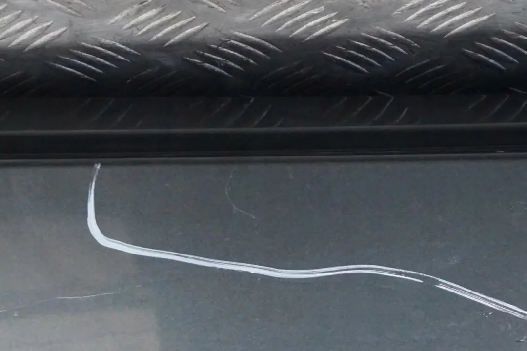 BMW 5 E60 E61 Door Sill Side Cover Skirt Left N/S Titangrau Titan Grey - A36 - SKU 0150277-TGR - Part number 0150277