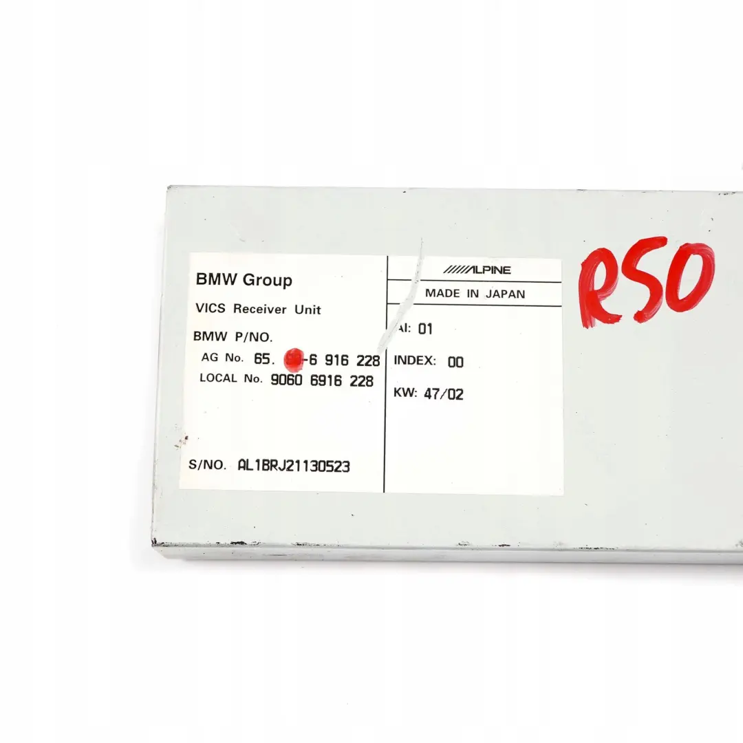 VICS Receiver Control Unit Module Japan to Mini Cooper R50 R53 with Part number 6916228 Mini Cooper R50 R53 VICS Receiver Control Unit Module Japan - SKU 6916228 - Part number 6916228