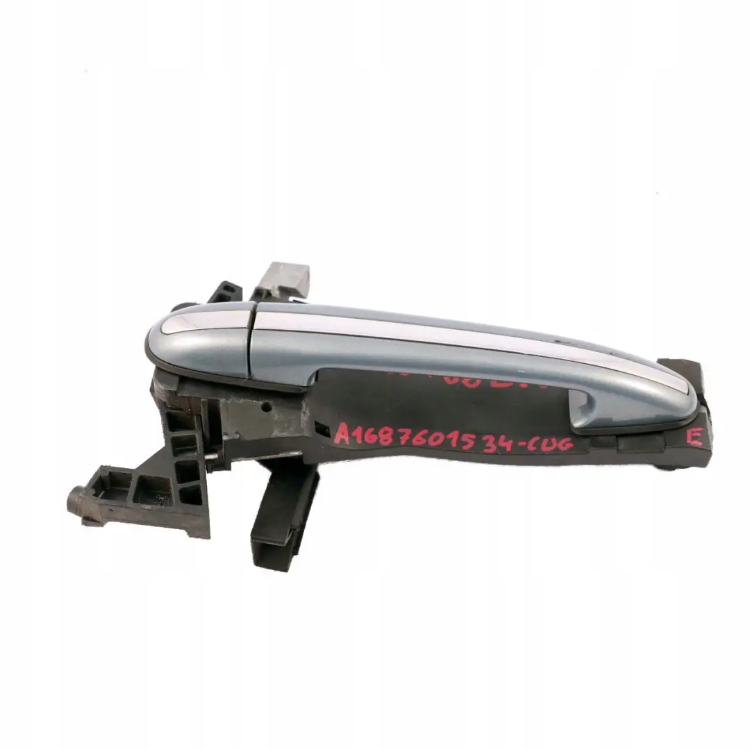 Mercedes-Benz A-Class W168 Rear Left Door N/S Handle Cumulus Grey - 757 to with Part number A1687601534 Mercedes-Benz A-Class W168 Rear Left Door N/S Handle Cumulus Grey - 757 - SKU A1687601534-CUG - Part number A1687601534