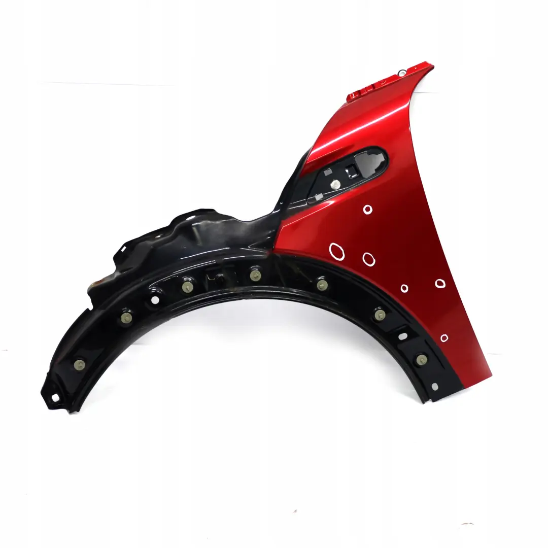 Mini R55 R56 R57 Pannello Laterale Anteriore Sinistra Parafango Rosso Tinto - SKU 2754725-RED - Numero di parte 2754725