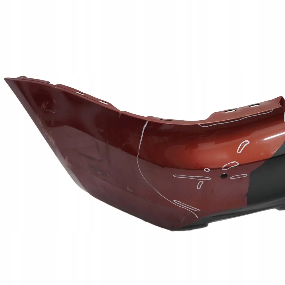 BMW 1 E82 E88 M Sport 1 Stossfänger Hinten PDC Sedonarot Rot Metallic - A79 - SKU 0036311-SED1 - Teilenummer 0036311