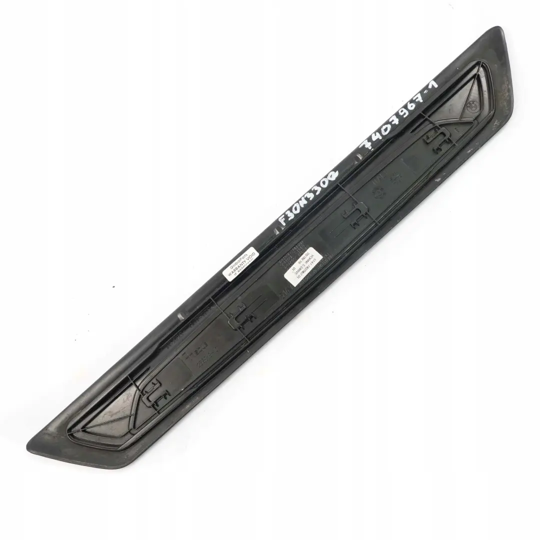 BMW F30 LCI 330e Hybrid eDrive Front Entrance Door Cover Trim Sill Panel Strip - SKU 7407967-1 - Part number 7407967