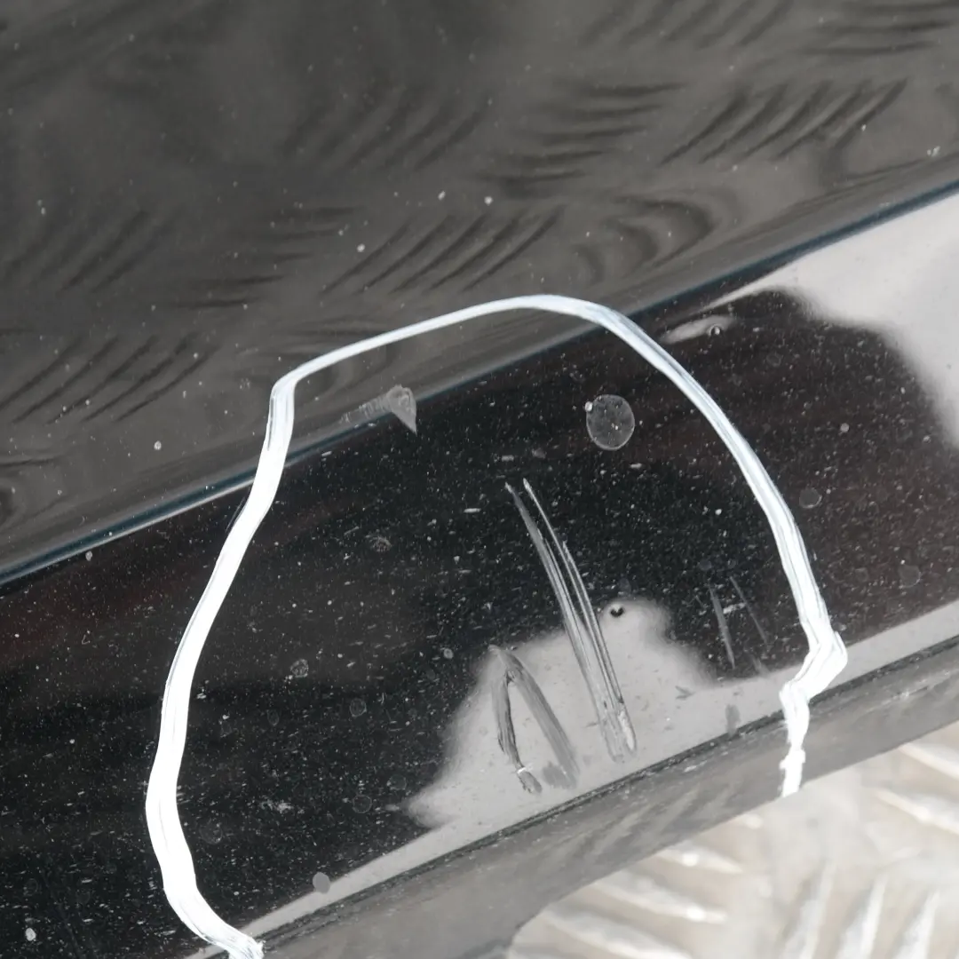  BMW4 E87 LCI Listello Portiera Apertura Gonna Destro Nero 2 - SKU 0036144-SCH14 - Numero di parte 36144