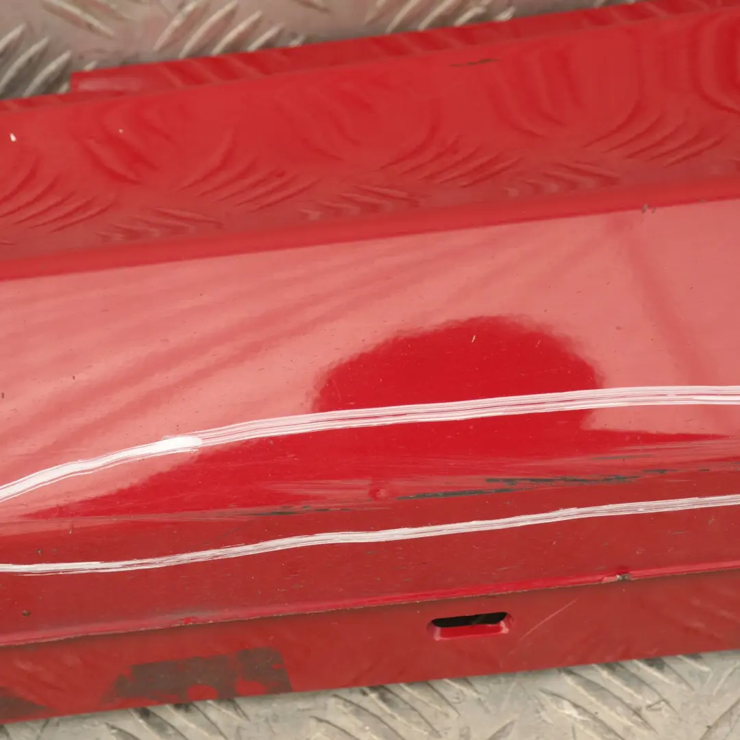 BMW E87 LCI Listello Portiera Apertura Gonne SX Rosso-Cremisi Rosso - SKU 0036145-KAR3 - Numero di parte 36145