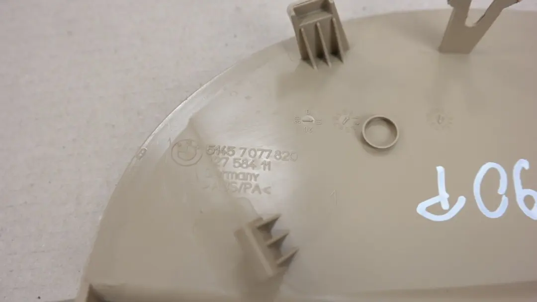 Instrument Panel Right O/S to BMW 3 Series 2 E90 E90N E91 E91N E92 E92N E93 Cover with Part number 7077820 BMW 3 Series 2 E90 E90N E91 E91N E92 E92N E93 Cover Instrument Panel Right O/S - SKU 7077820-2 - Part number 7077820