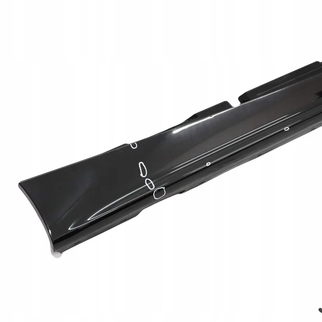 BMW 1 E87 3 Sill Strip Side Skirt Right O/S Black Sapphire Metallic - 475 - SKU 0032948-BS3 - Part number 0032948