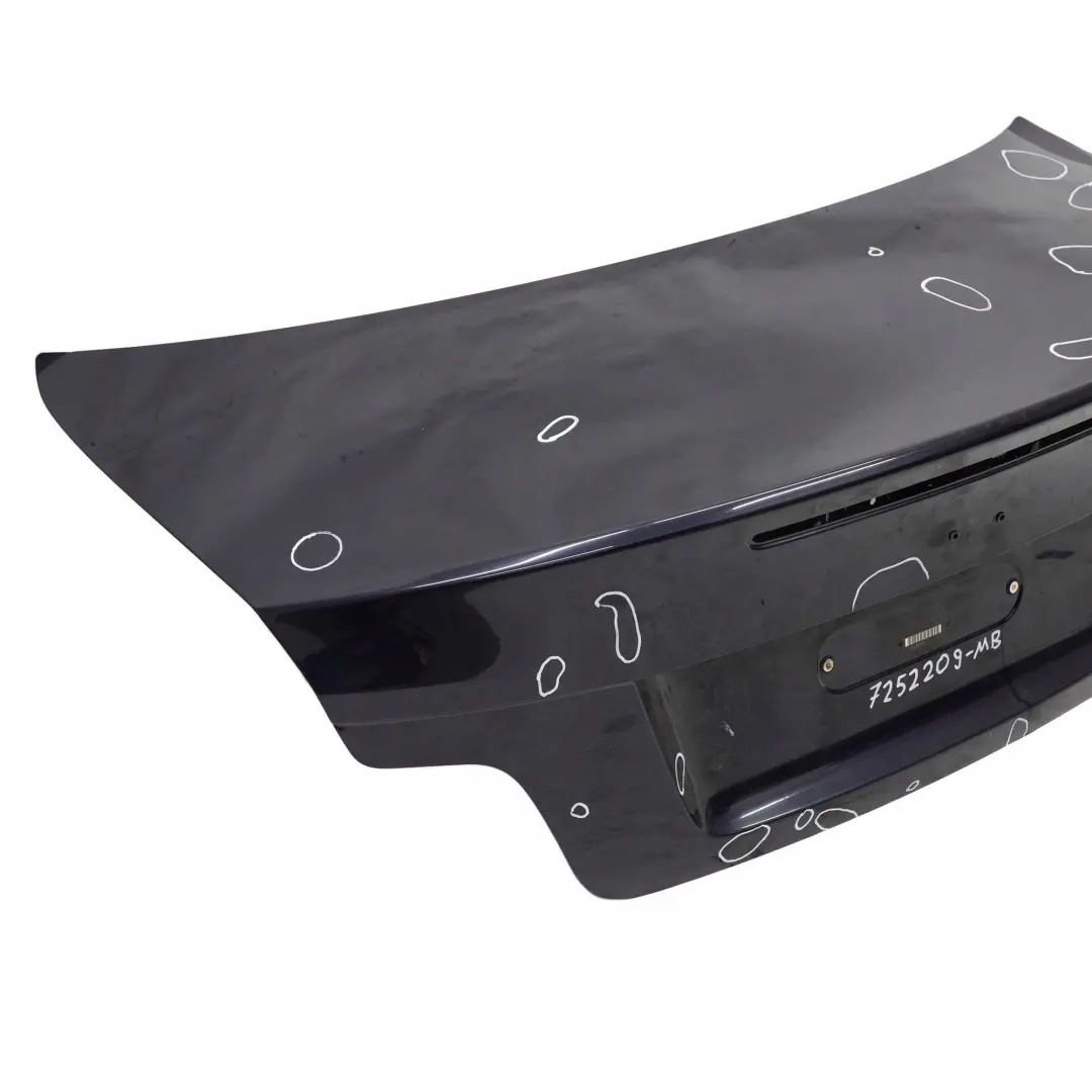 Coupé Tailgate Bootlid Boot Lid Monacoblau Monaco Blue Metallic - A35 to BMW 1 E82 with Part number 7252209 BMW 1 E82 Coupé Tailgate Bootlid Boot Lid Monacoblau Monaco Blue Metallic - A35 - SKU 7252209-MB - Part number 7252209