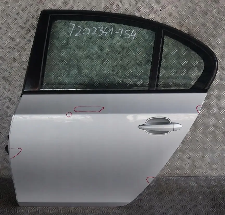 Left Door N/S Titansilber Titan Silver Metallic - 354 to BMW 5 Series E60 Rear with Part number 7202341 BMW 5 Series E60 Rear Left Door N/S Titansilber Titan Silver Metallic - 354 - SKU 7202341-TS4 - Part number 7202341