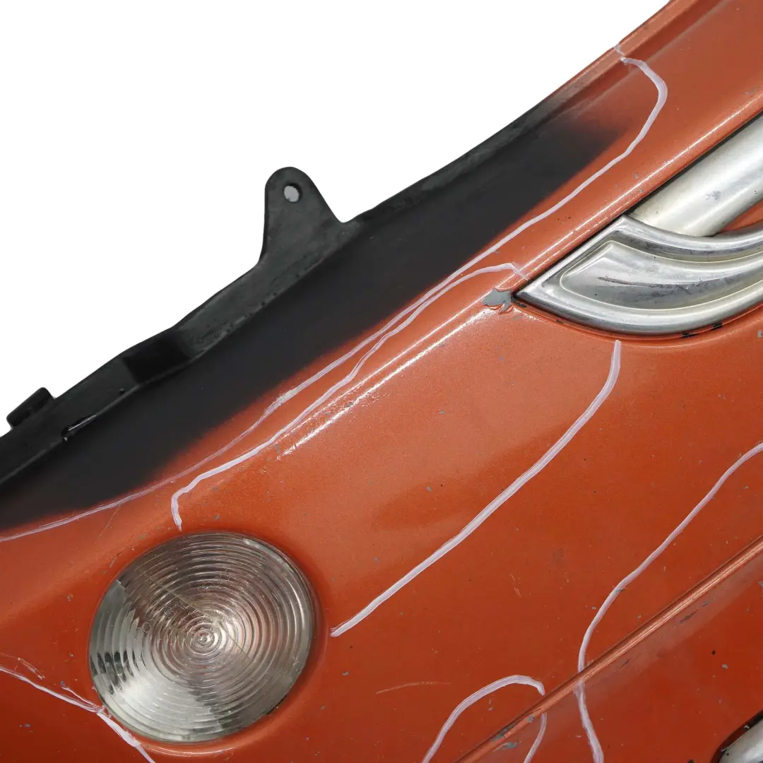 Mini Cooper One R50 R52 Cabrio Complete Front Bumper Panel Hot Orange Metallic - SKU 0308998-HOT - Part number 0308998