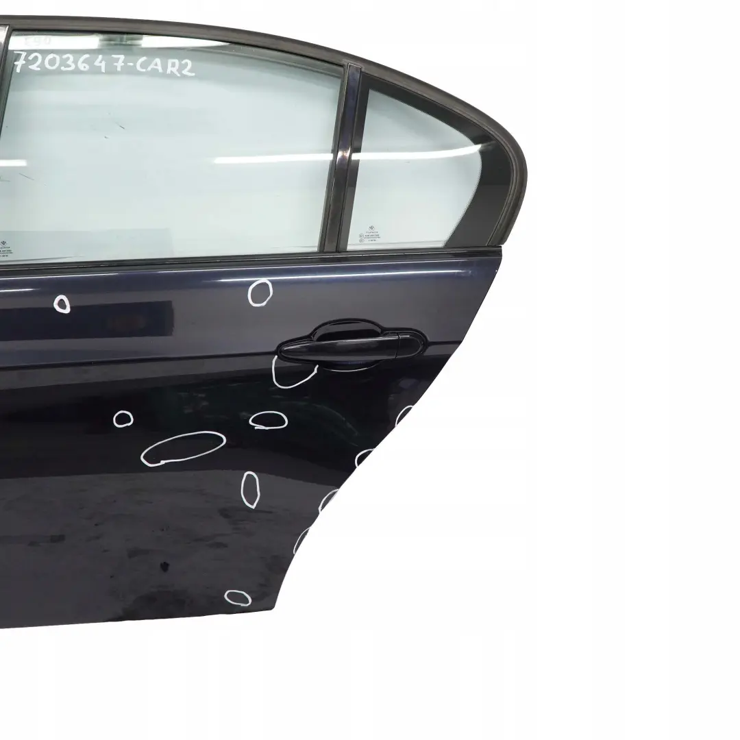 Arriere Gauche Noir de Carbone Noir Metallise 416 pour BMW E90 Porte à propos du numéro de pièce 7203647 BMW E90 Porte Arriere Gauche Noir de Carbone Noir Metallise 416 - SKU 7203647-CAR2 - Numéro de pièce 7203647