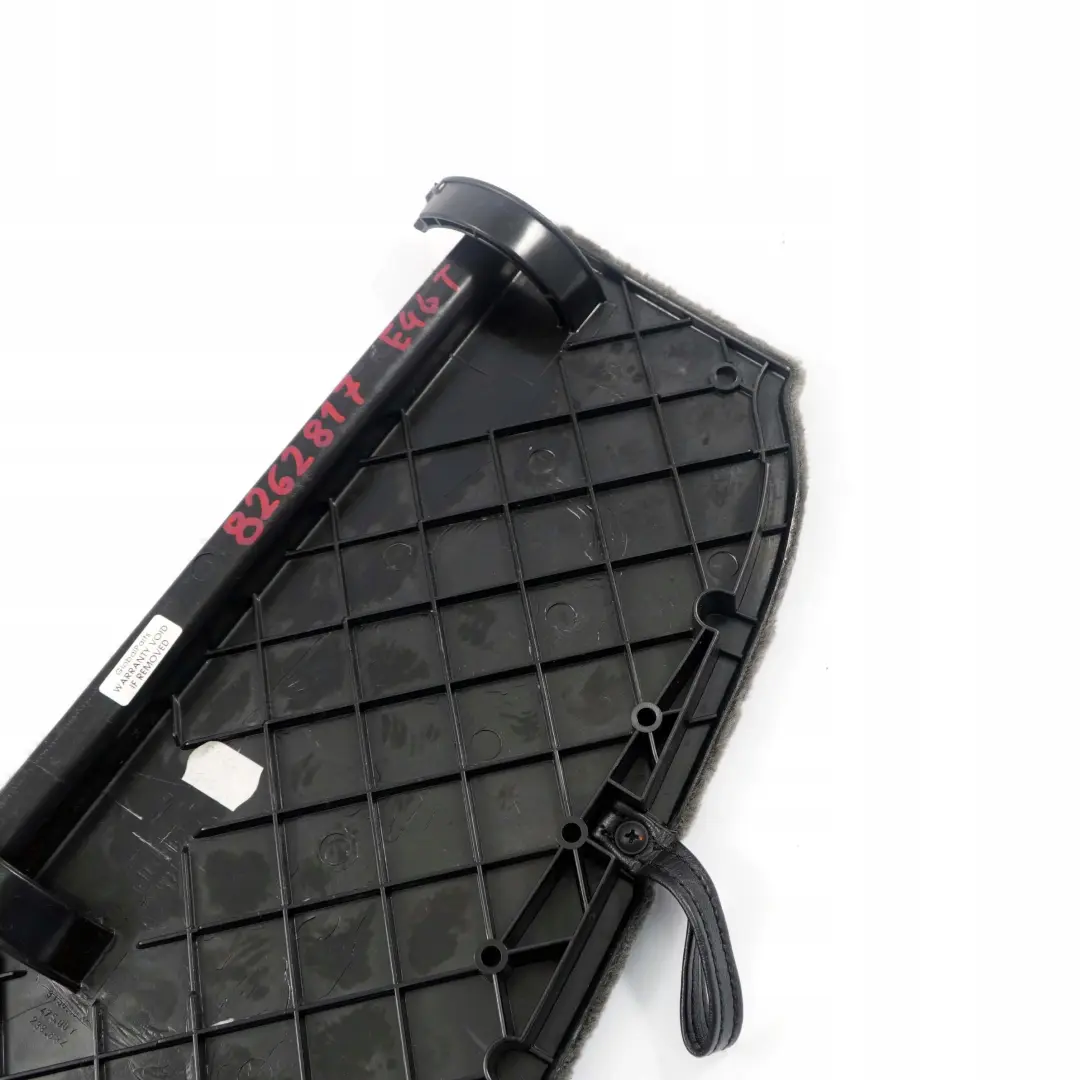 Boot Trunk Floor Battery Trim Panel Cover Grigio per BMW E46 Touring con numero di parte 8262817 BMW E46 Touring Boot Trunk Floor Battery Trim Panel Cover Grigio - SKU 8262817 - Numero di parte 8262817