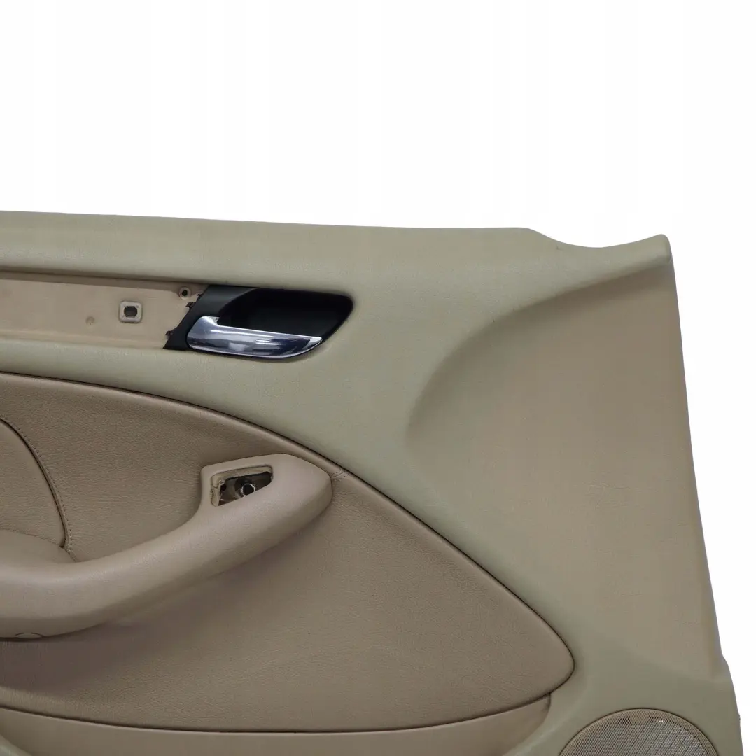 Türverkleidung Vorn Links Leder Montana Hellbeige BMW 3 E46 Limousine Kombi - SKU 8224599 - Teilenummer 8224599