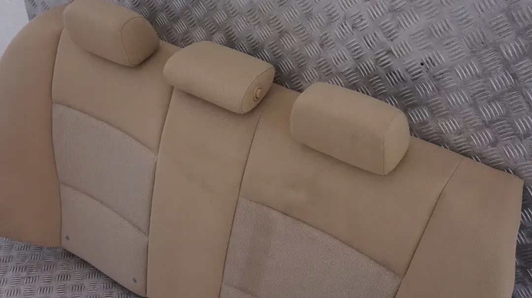 BMW 3 er E90 Sitz Hinten Lehne Rückenlehne Stoff Fluid Beige Obere Teil - SKU 7146802 - Teilenummer 7146802