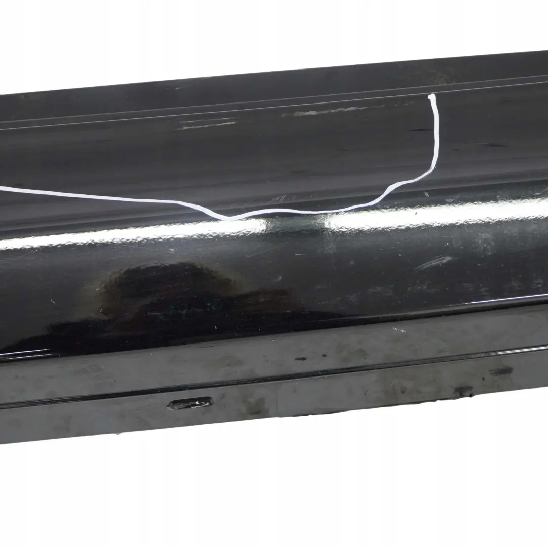 BMW E81 E82 E88 Sill Strip Side Skirt Right Schwarz Black - 668 - SKU 0036142-SCH7 - Numero di parte 0036142
