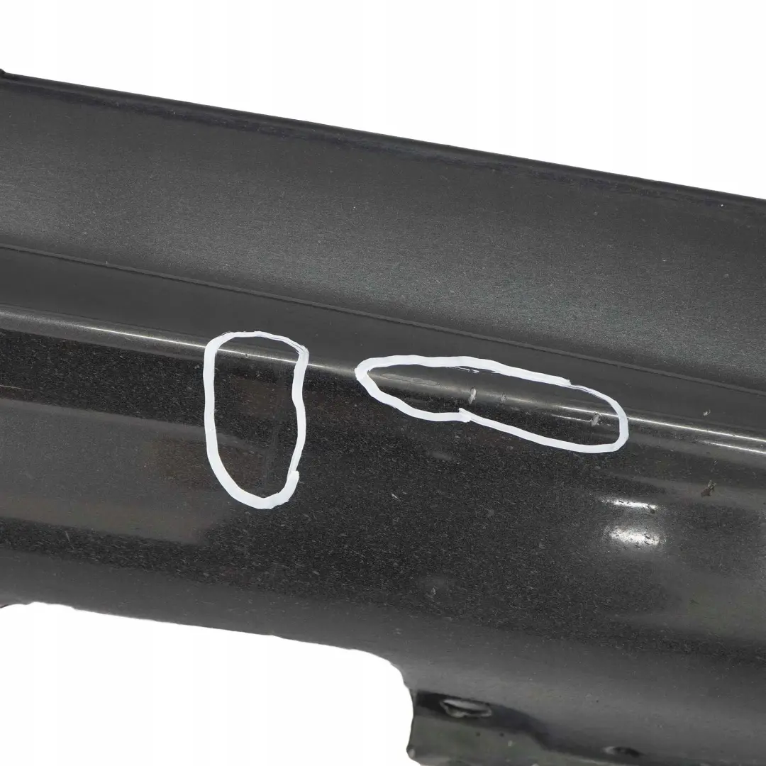 BMW E46 Limousine Touring Listello Portiera Gonna Destra Sapphire Nero - SKU 9071632-BS - Numero di parte 9071632