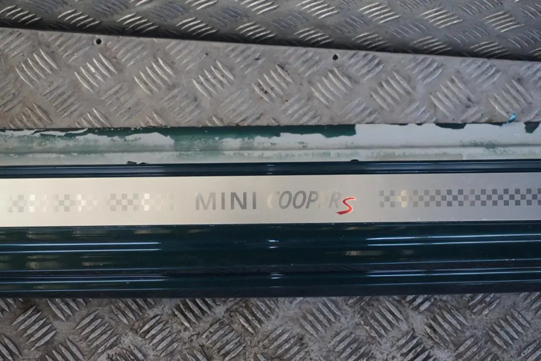 Aerokit Left N/S Sill Skirt Cover British Racing Green to BMW Mini Cooper R56 R57 with Part number 0430299 BMW Mini Cooper R56 R57 Aerokit Left N/S Sill Skirt Cover British Racing Green - SKU 0430299-BRG - Part number 0430299