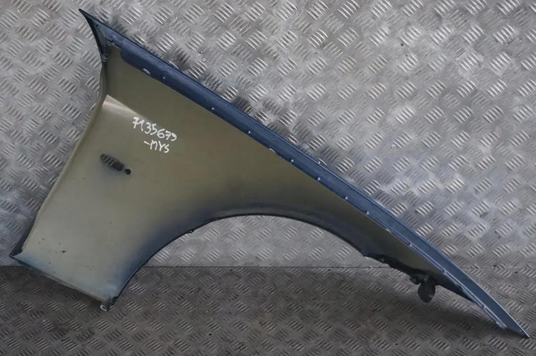 Side Panel Fender Wing Front Left N/S Mysticblau Blue - A07 to BMW 3 Series E90 E91 with Part number 7135679 BMW 3 Series E90 E91 Side Panel Fender Wing Front Left N/S Mysticblau Blue - A07 - SKU 7135679-MYS - Part number 7135679