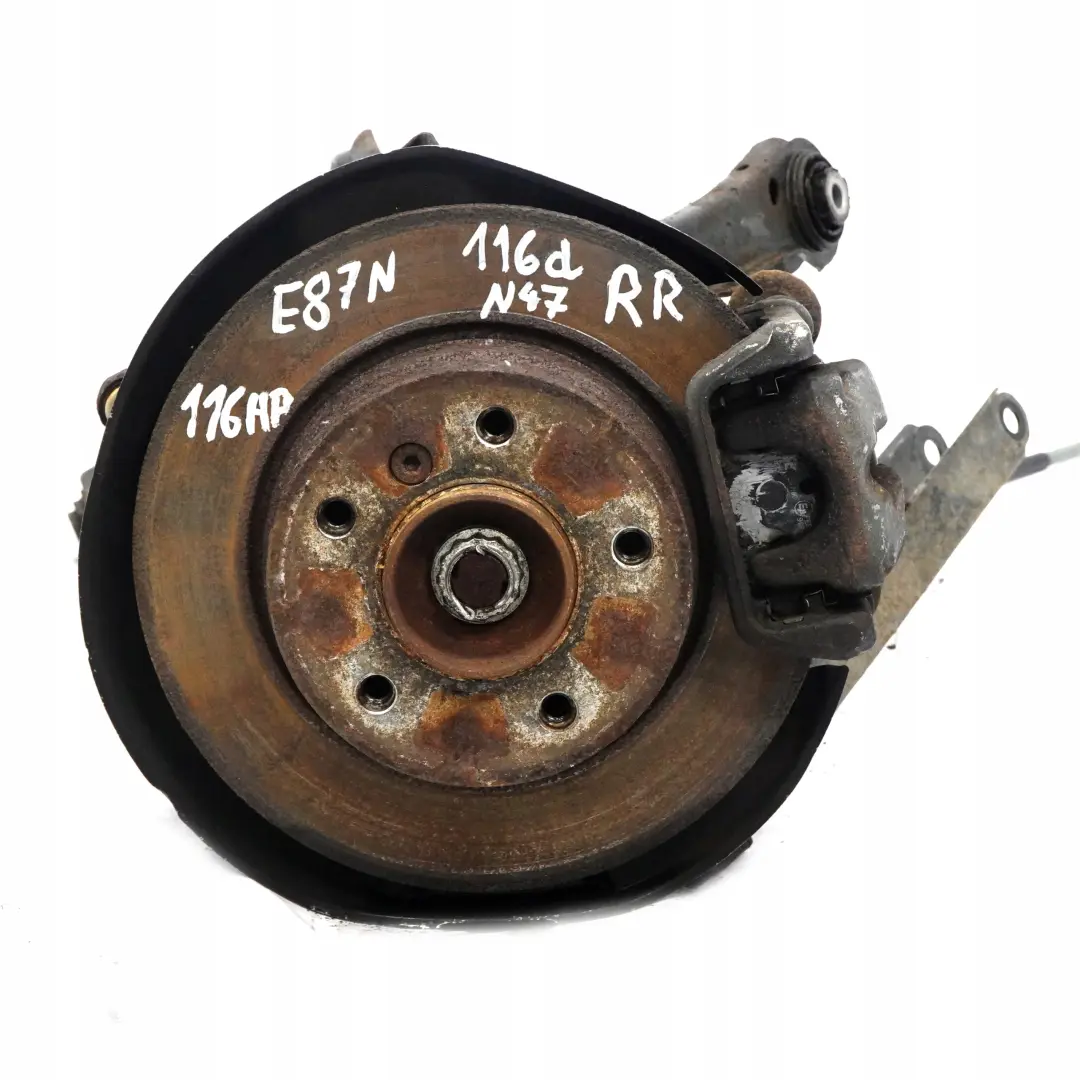 N47 Trasera Derecha Suspension Pierna Eje Disco De Freno para BMW E81 E87 LCI 116d con número de pieza 6774810 BMW E81 E87 LCI 116d N47 Trasera Derecha Suspension Pierna Eje Disco De Freno - SKU 6774810-32 - Número de pieza 6774810