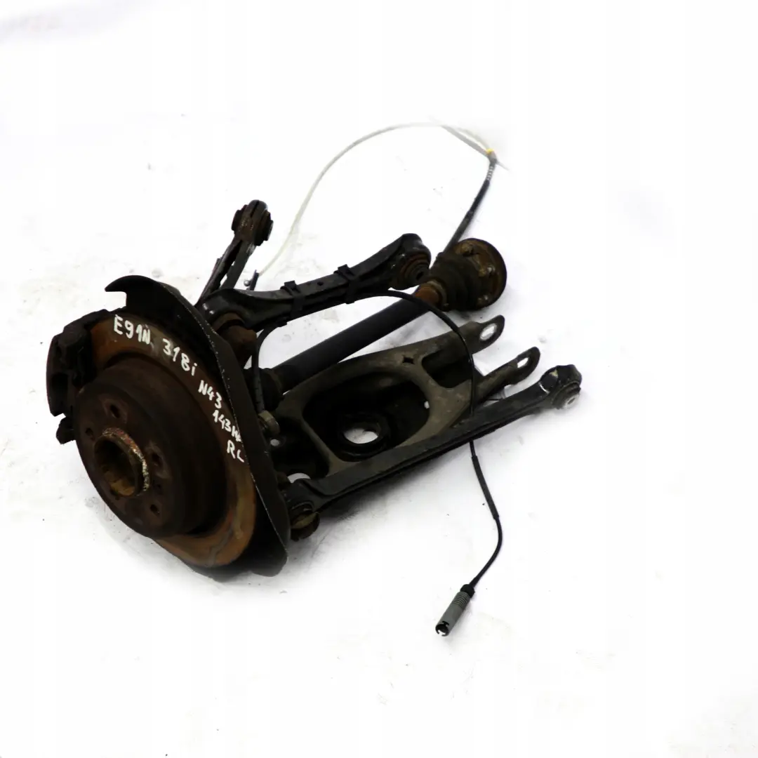 BMW E91 LCI 318i N43 Arriere Gauche Suspension Jambe Frein Roue Moyeu Essieu - SKU 6783653-6 - Numéro de pièce 6783653
