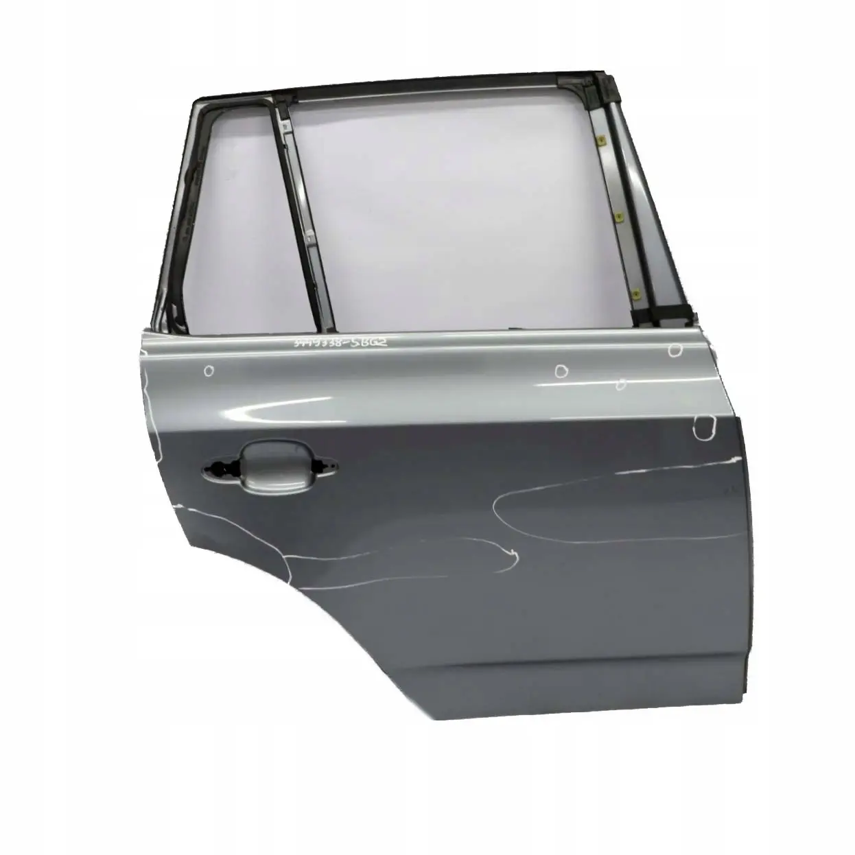 BMW E83 2 Puerta Trasera Derecha Silbergrau Gris Plata Metalizado - A08