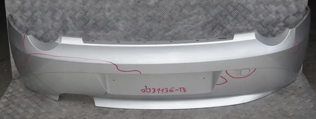 BMW Z4 Series E85 Convertible Roadster Rear Bumper Trim Panel Titansilber Silver - SKU 0031136-TS - Part number 0031136