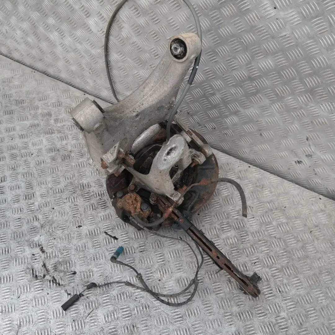 BMW X5 Series E53 3.0d M57 REAR RIGHT O/S LEG SUSPENSION AXLE BRAKE DISC CARRIER - SKU 6859678 - Part number 34216859678