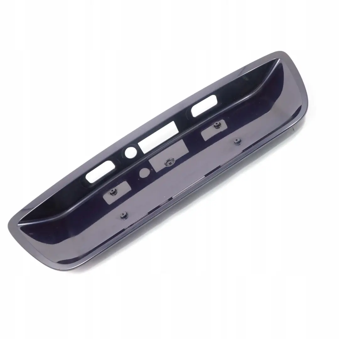 Mercedes-Benz C W203 Rear Trunk Lid Tailgate Plate Holder Tanzanite Blue - 359 to with Part number A2037500881 Mercedes-Benz C W203 Rear Trunk Lid Tailgate Plate Holder Tanzanite Blue - 359 - SKU A2037500881-TB - Part number A2037500881