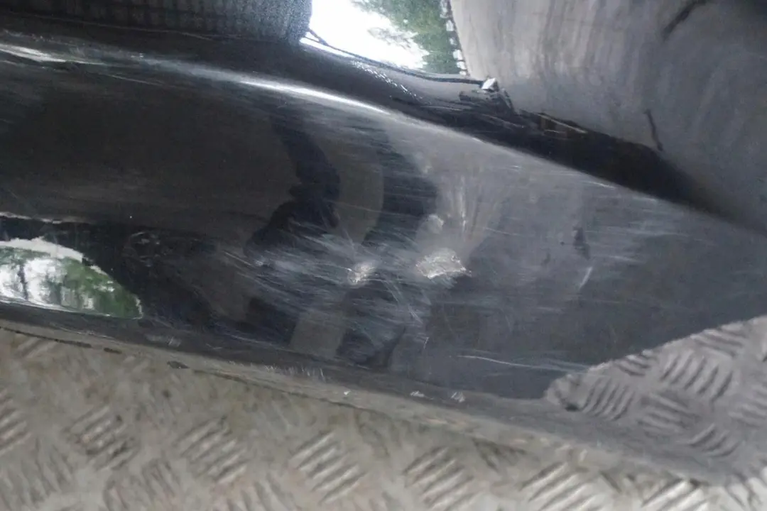 BMW 1 Series E82 E88 Trim Panel Rear Bumper Black Sapphire Metallic - 475 - SKU 0036627-BS - Part number 0036627