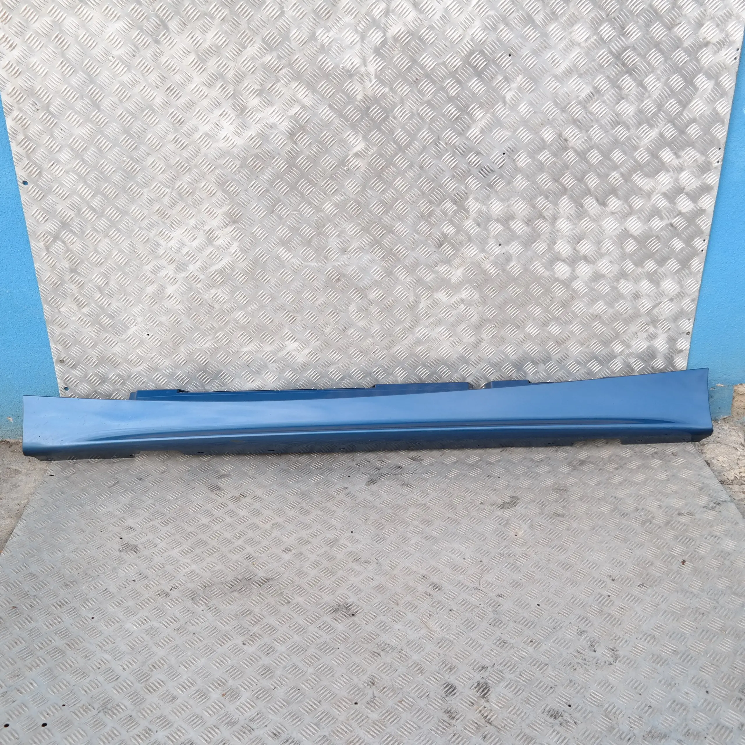 BMW E87 Listello Portiera Apertura Gonna Links Blu Sydney Blu