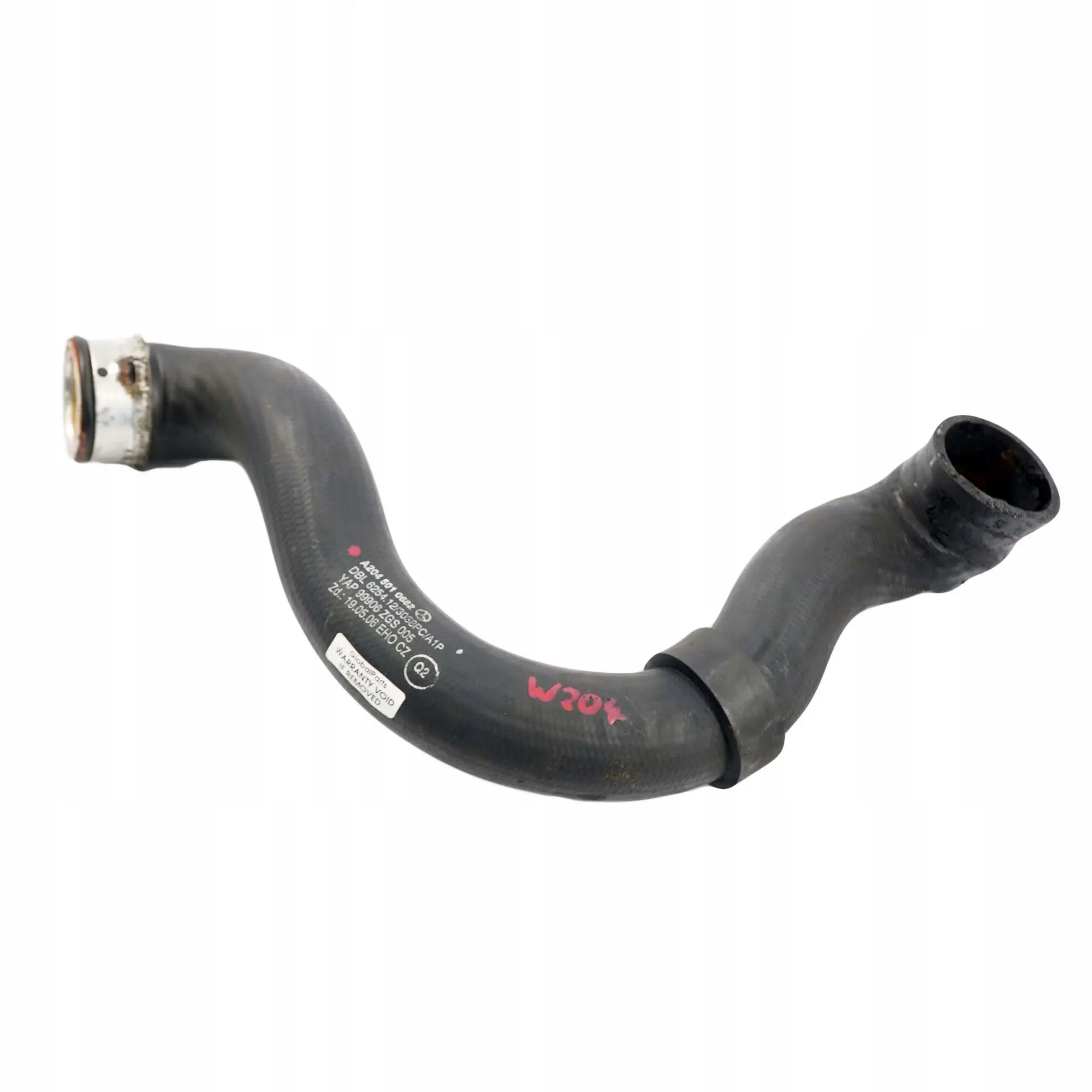 Mercedes-Benz C-Class W204 200 220 CDI Engine Radiator Right O/S Coolant Hose
