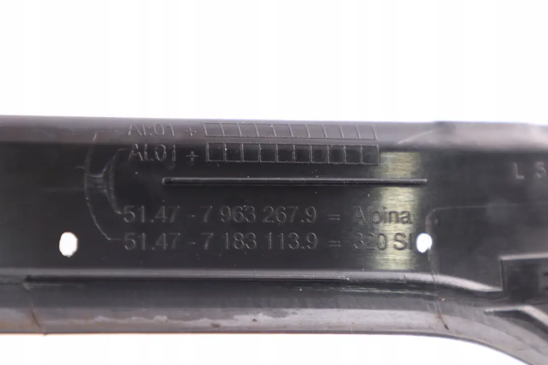 BMW E90 Osłona listwa progu progowa lewa - SKU 7183113-1 - Numer Części 7183113