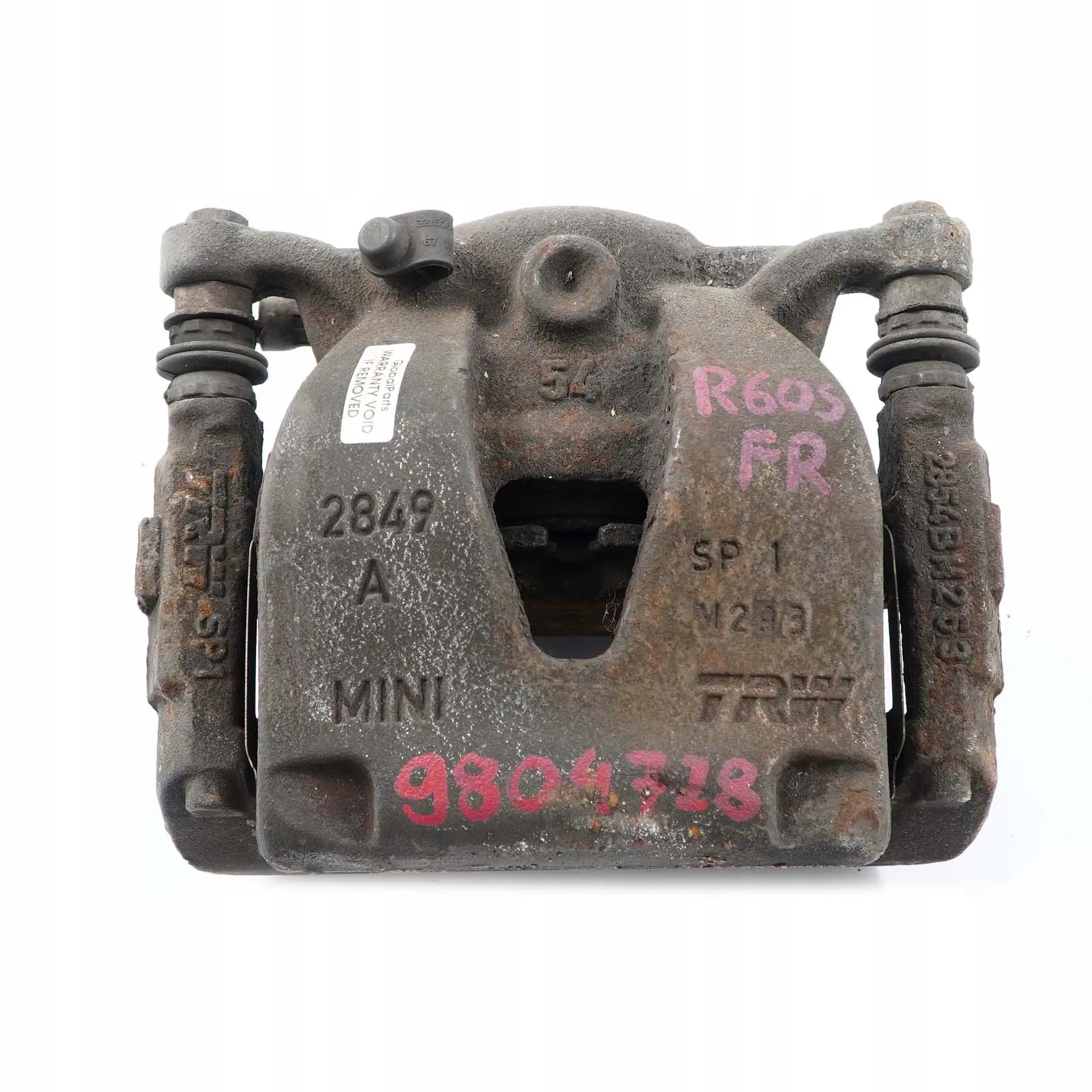 BMW Mini R60 R61 Cooper S Front Right O/S Wheel Brake Caliper Housing 9804728