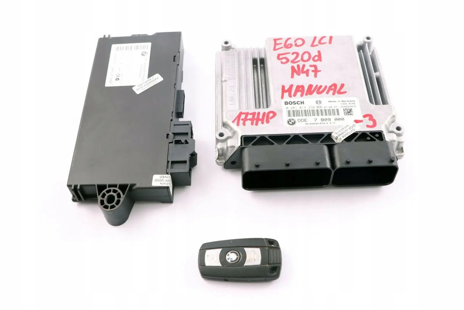 BMW E60 E87 LCI E90 120d 320d 520d N47 ECU Kit Unidad Control DDE 7809000 CAS3