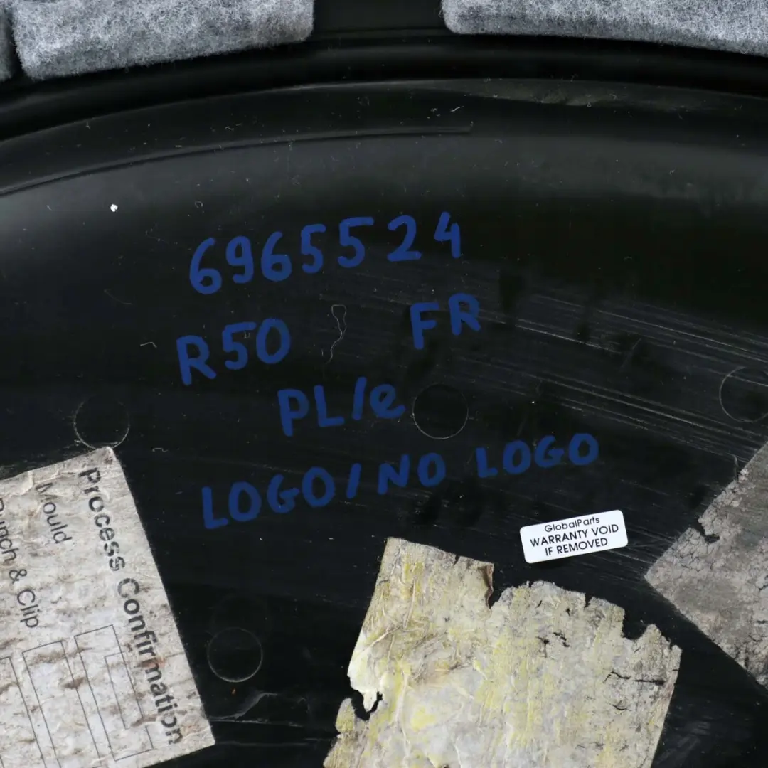 Front Right O/S Door Card Side Trim Panther Black to BMW Mini R50 R53 Mini Seven with Part number 6965524 BMW Mini R50 R53 Mini Seven Front Right O/S Door Card Side Trim Panther Black - SKU 6965524 - Part number 6965524