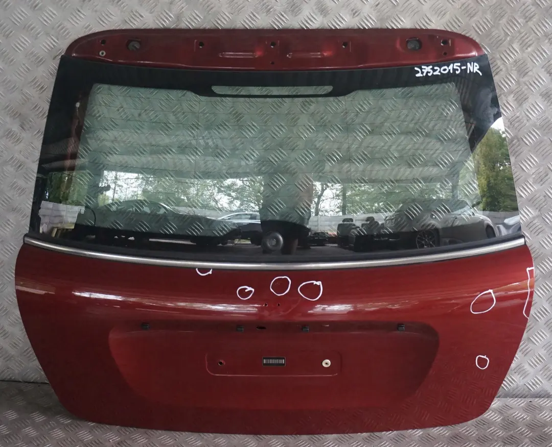 Trunk Lid Tailgate Boot Lid Nightfire Red Metallic to BMW MINI Cooper R56 with Part number 2752015 BMW MINI Cooper R56 Trunk Lid Tailgate Boot Lid Nightfire Red Metallic - SKU 2752015-NR - Part number 2752015